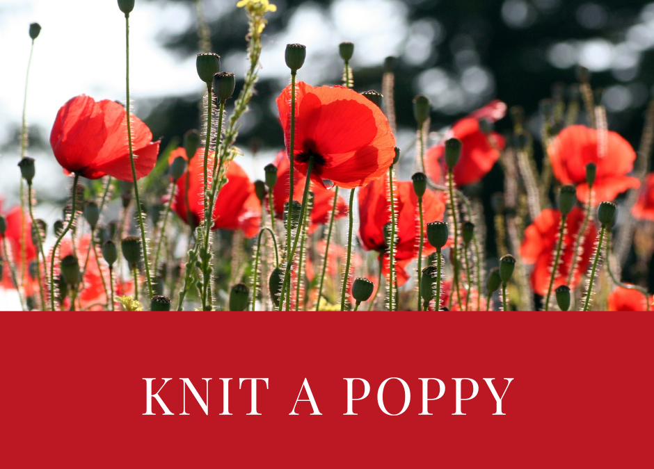Knit a poppy